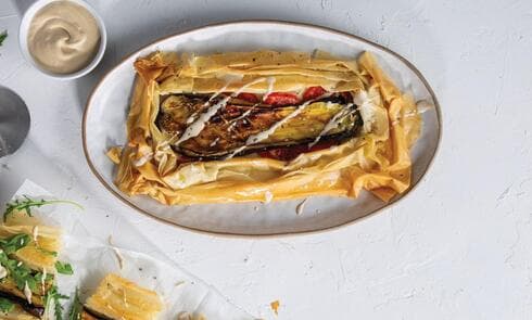 מאפה חצילים על בצק פילו