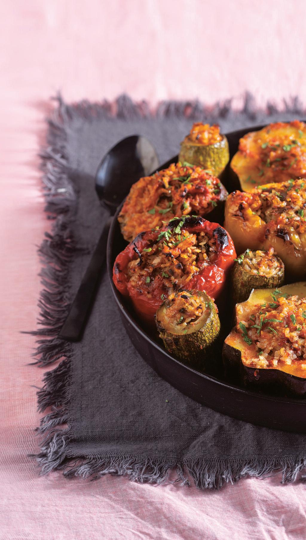 מיקס ירקות ממולאים (צילום: דניאל לילה, סגנון: נעמה רן) מיקס ירקות ממולאים