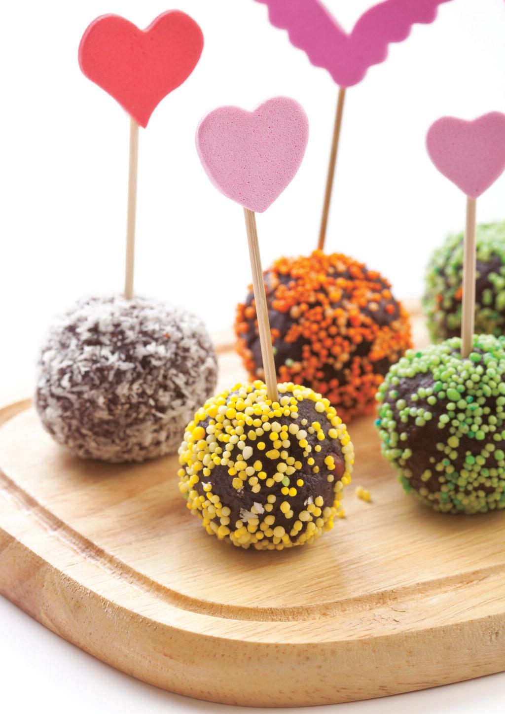 כדורי שוקולד מפתיעים 