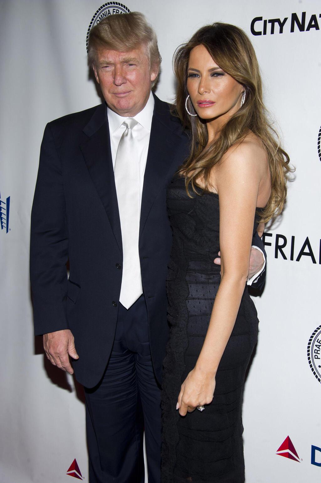 מלניה ודונלד טראמפ על השטיח האדום, 2011