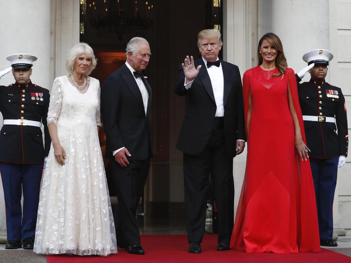 מלניה טראמפ בביקור בבריטניה, 2019