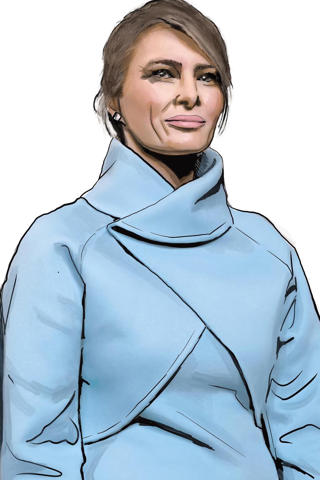 איור של מלניה טראמפ