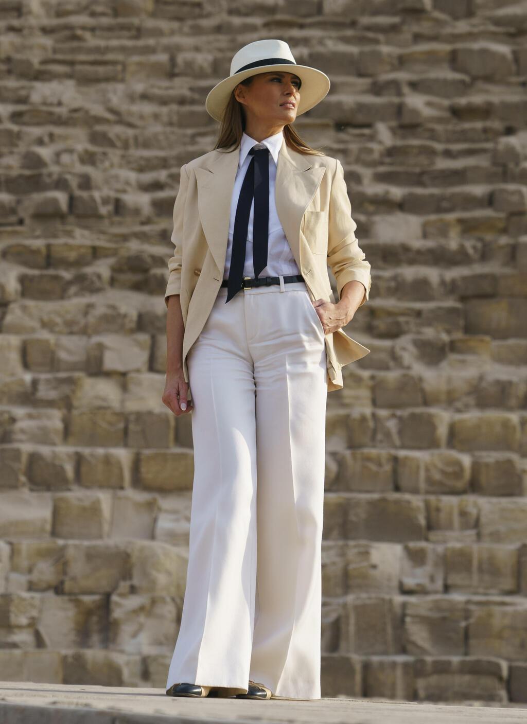 מלניה טראמפ בביקור במצרים, 2018