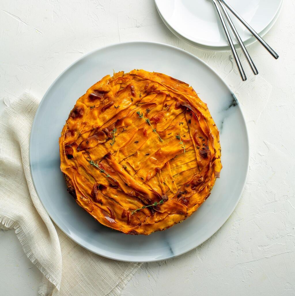  פשטידת בטטה ותרד 