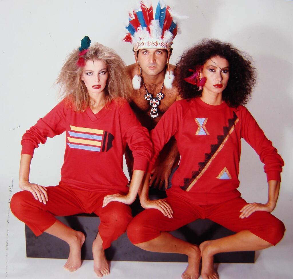 צילום למותג האופנה ראש אינדיאני, 1981