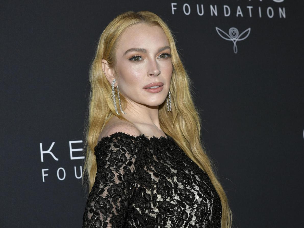 לינדזי לוהן על השטיח האדום, 2024