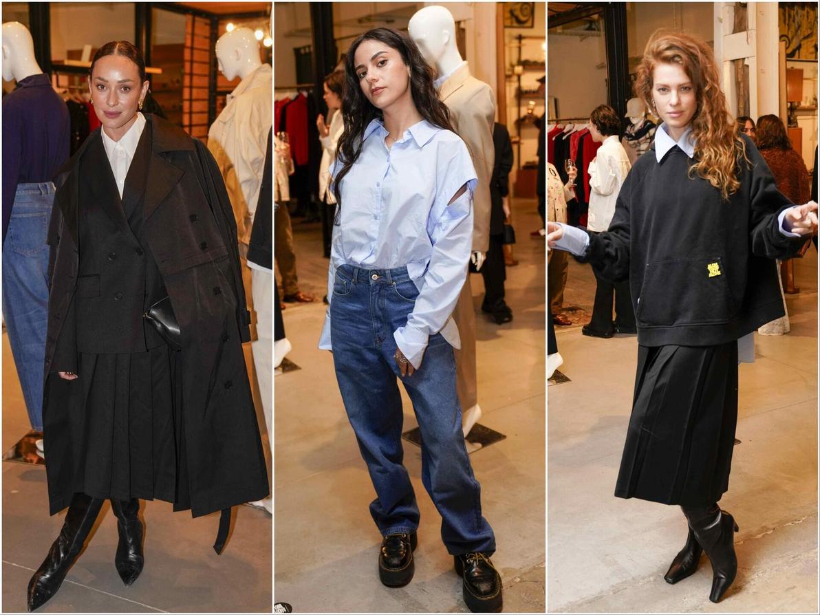 "כל הטאלנטים שאיתם אני עובד הפכו לחברים". יובל שרף, יסמין מועלם ואנה ארונוב בהשקת הקולקציה של תומר אלמוזנינו לקום איל פו (צילום: תמיר חיון) יובל שרף, יסמין מועלם ואנה ארונוב בהשקת הקולקציה של תומר אלמוזנינו לקום איל פו