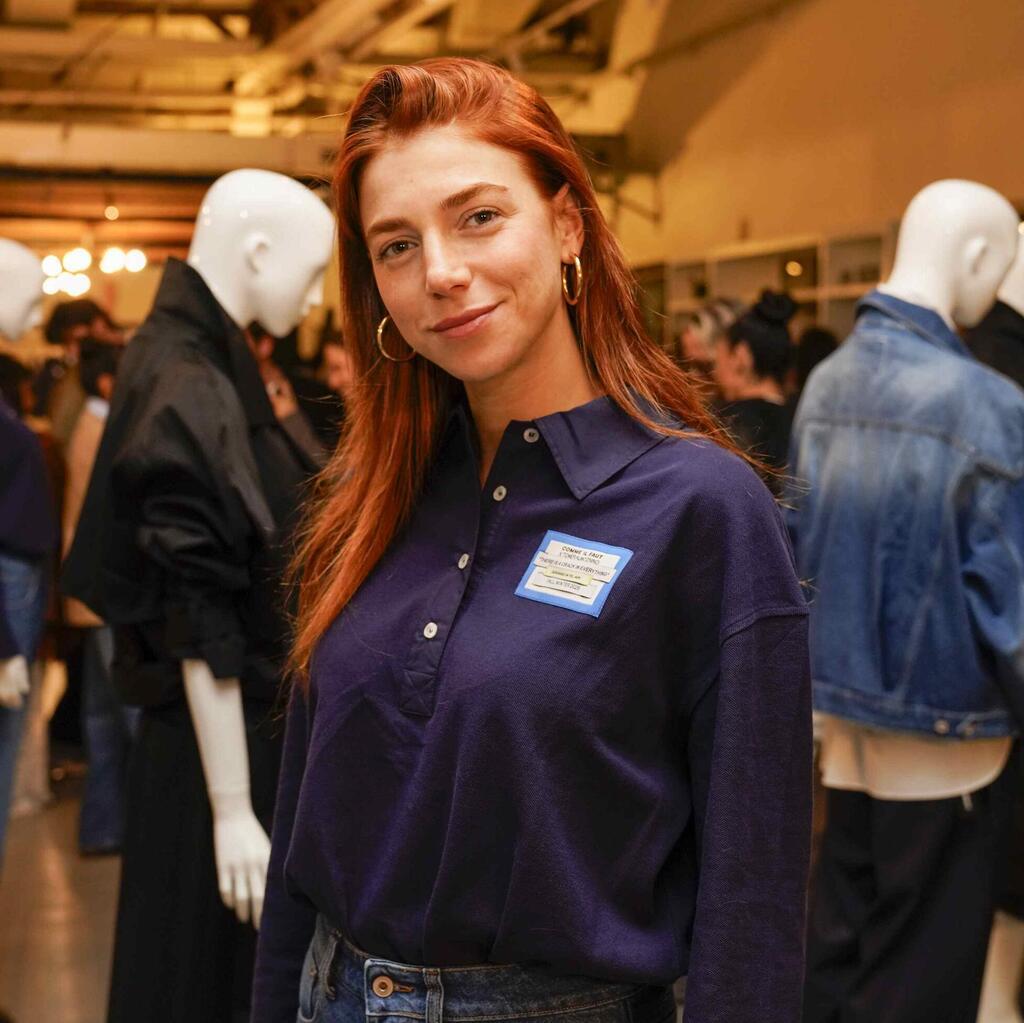 מאיה ורטהיימר בהשקת הקולקציה (צילום: תמיר חיון) מאיה ורטהיימר בהשקת הקולקציה של תומר אלמוזנינו לקום איל פו