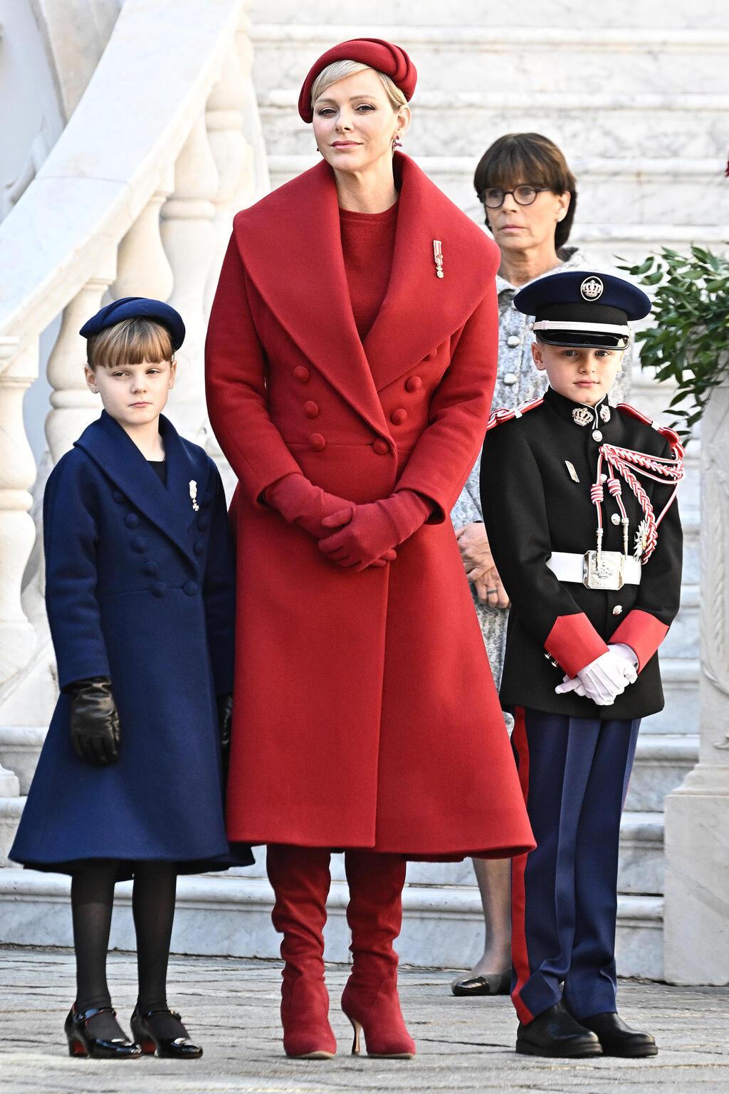 הנסיכה שרלין, הנסיך ז'אק והנסיכה גבריאלה ביום הלאומי של מונקו, 2023