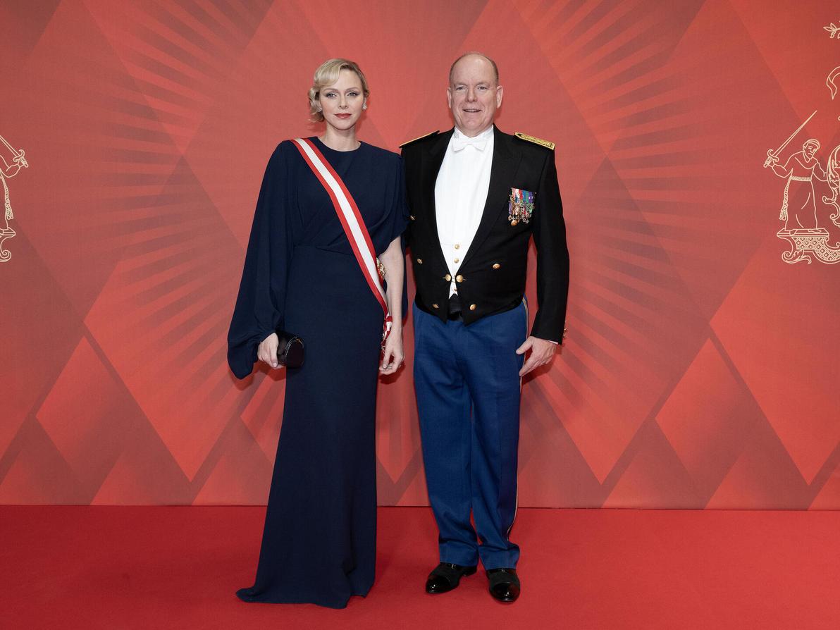 הנסיכה שרלין והנסיך אלבר ביום הלאומי של מונקו, 2024