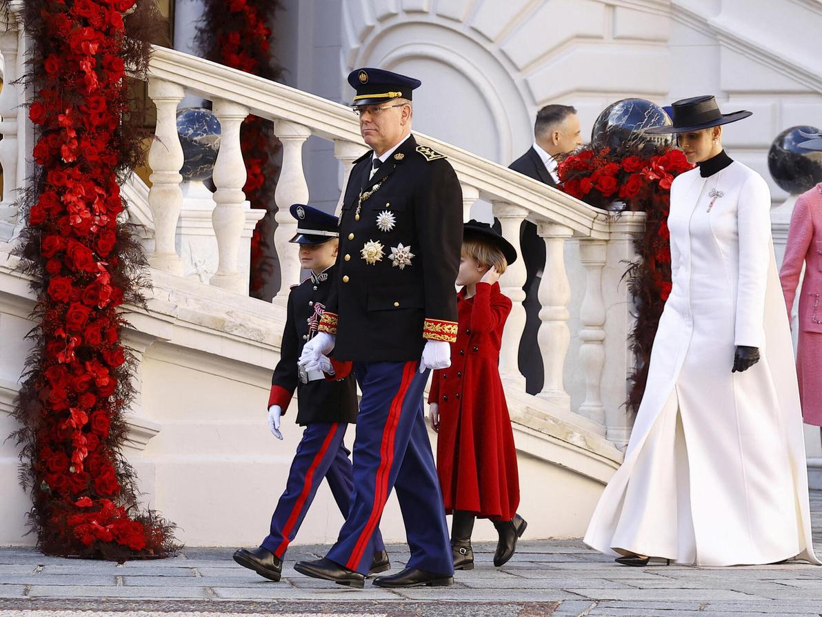 הנסיכה שרלין, הנסיך אלבר, הנסיך ז'אק והנסיכה גבריאלה ביום הלאומי של מונקו, 2022