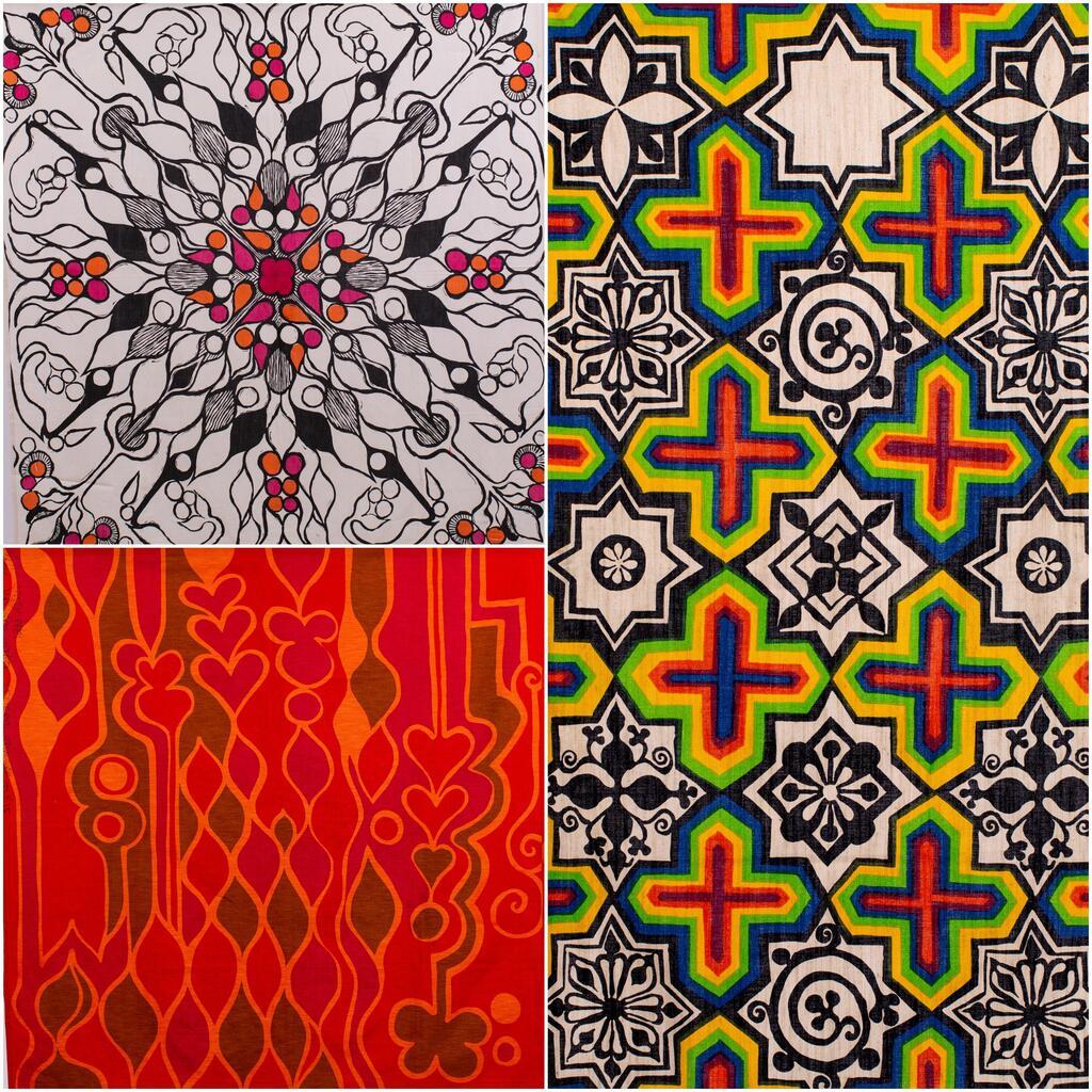 ציונה שמשי, הדפסים על בד, שנות ה-70-80