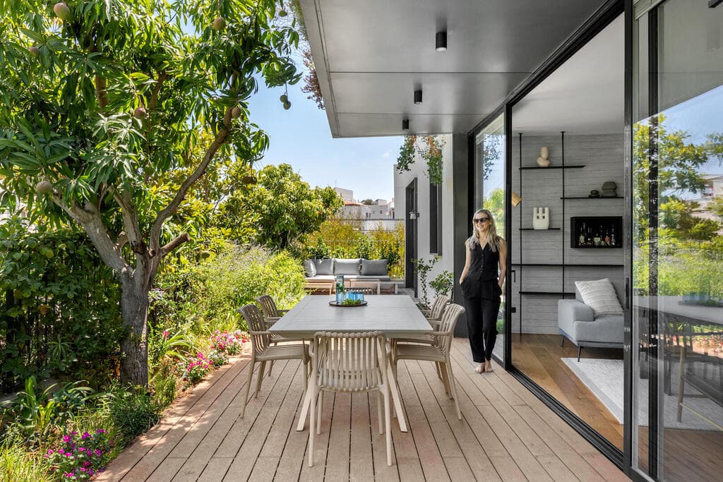 דופלקס דירת גן בתל אביב, עיצוב: שושה גולן