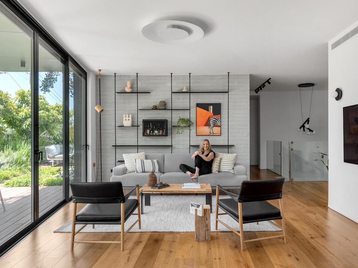 דופלקס דירת גן בתל אביב, עיצוב: שושה גולן