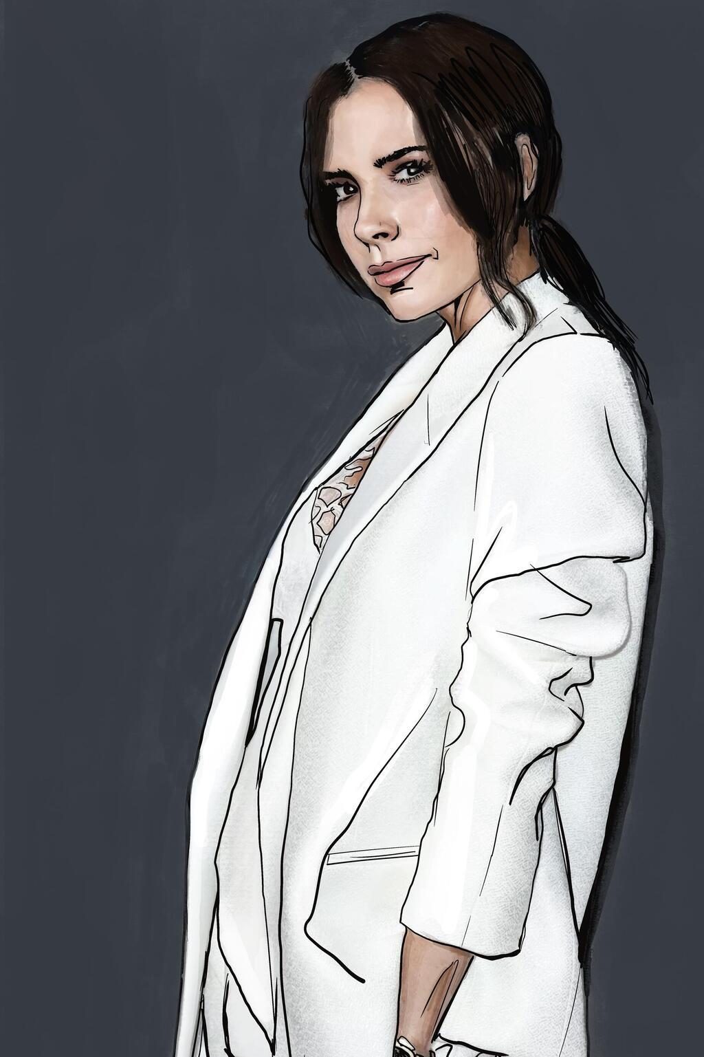 איור של ויקטוריה בקהאם