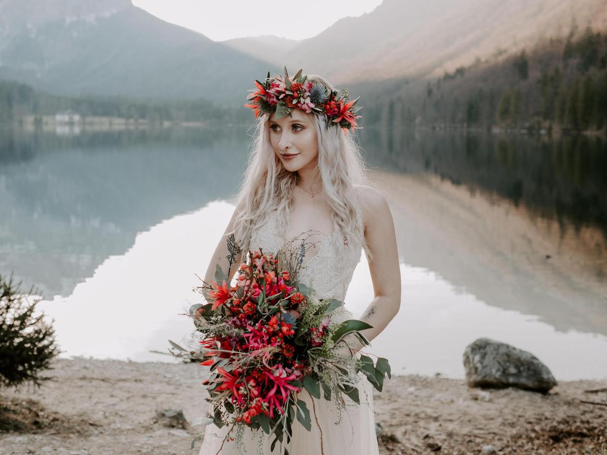 שמלת כלה בעיצוב שריל רז בחתונה