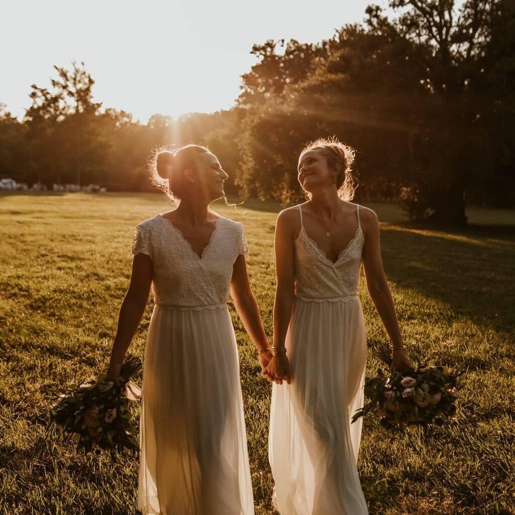 שמלת כלה בעיצוב שריל רז בחתונה