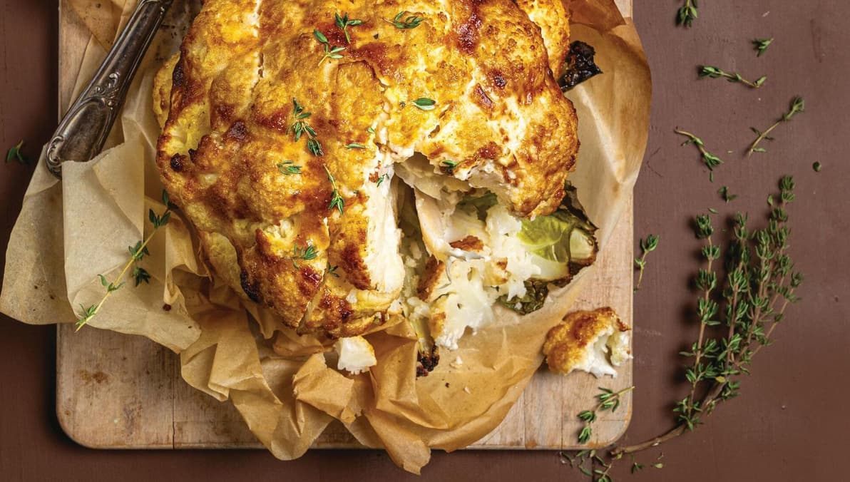 כרובית בתנור במילוי גבינות 