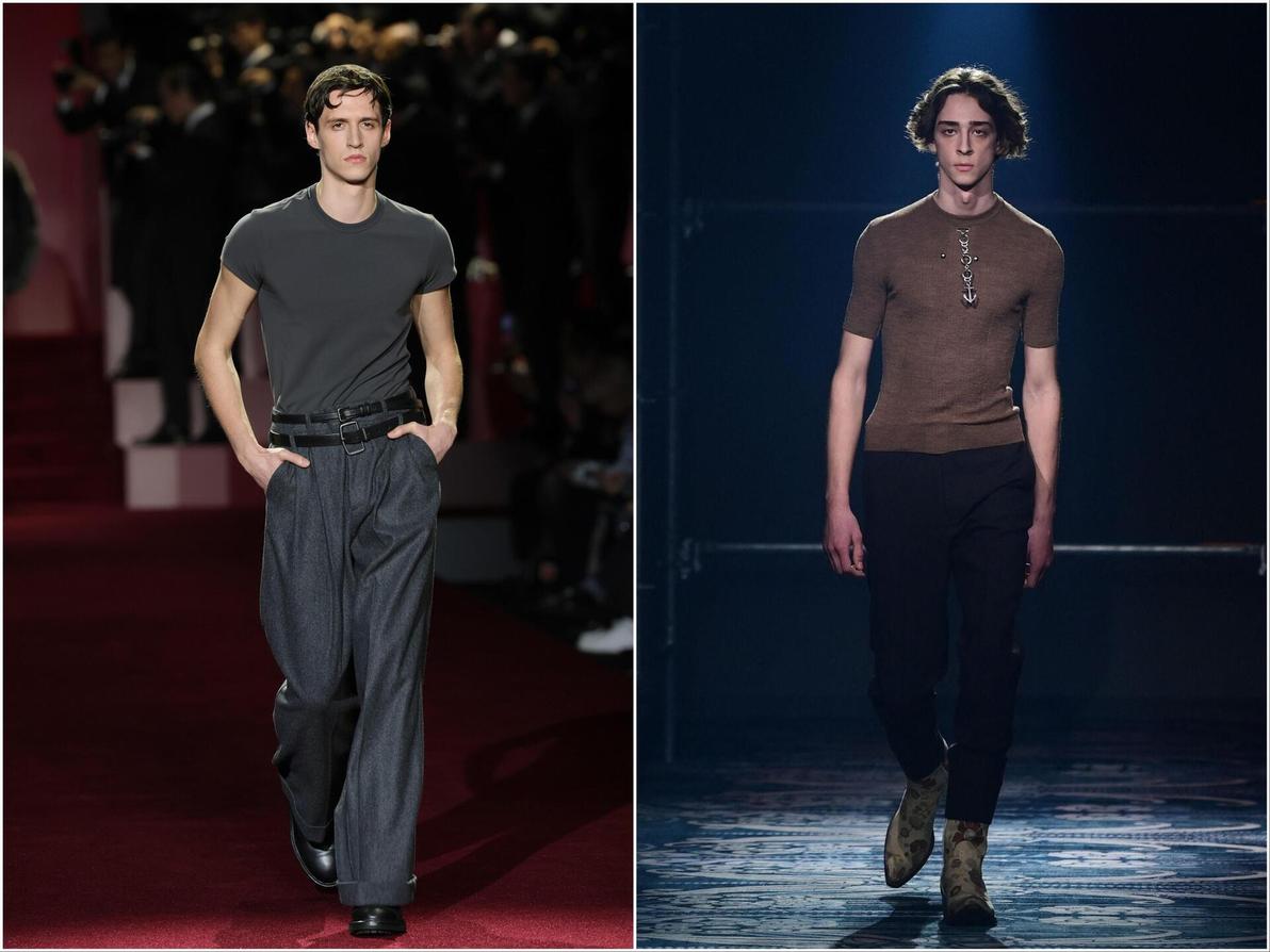 בגדי קז'ואל בתצוגות סתיו-חורף 2025-26 בשבוע האופנה לגברים במילאנו