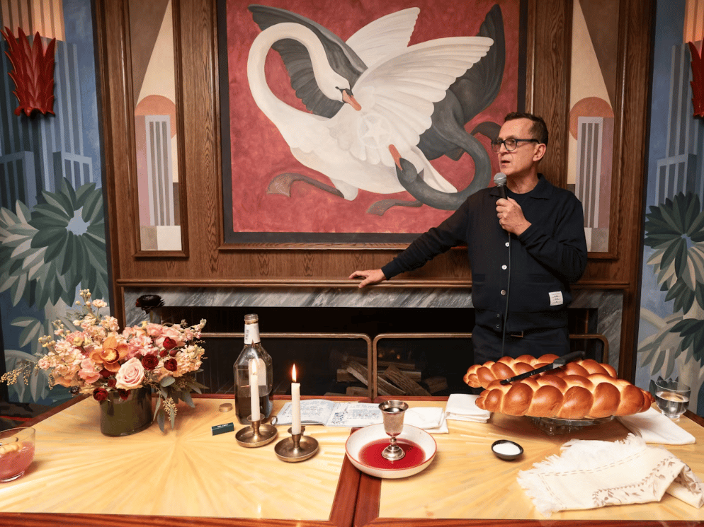 סטיבן קולב, מנכ"ל CFDA, בקבלת השבת החגיגית