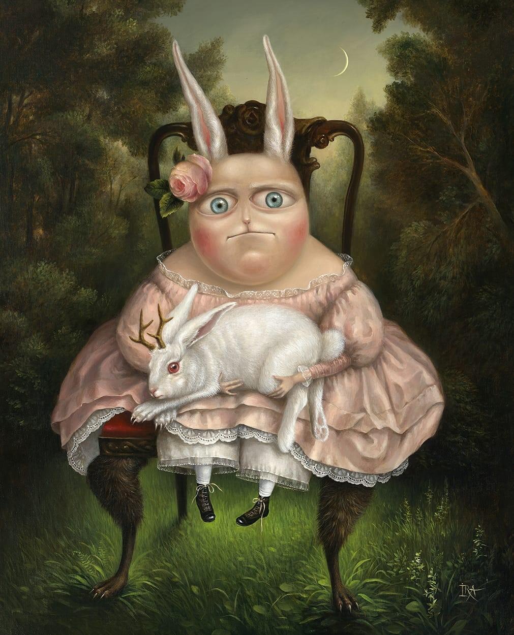 "בהבזק של רגע הכל התחברת לי עם הארנבים" יצירות של אירנה אייזן