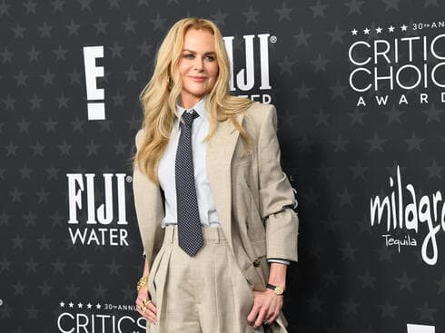 סיכון מחושב על השטיח האדום. ניקול קידמן בטקס פרסי המבקרים