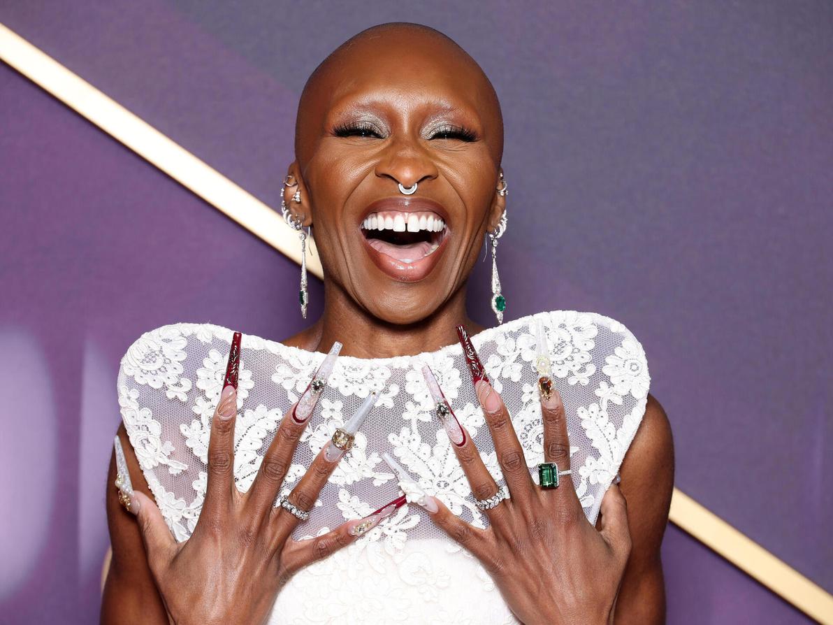 סינתיה אריבו בטקס פרסי הקולנוע הבריטיים, 2025