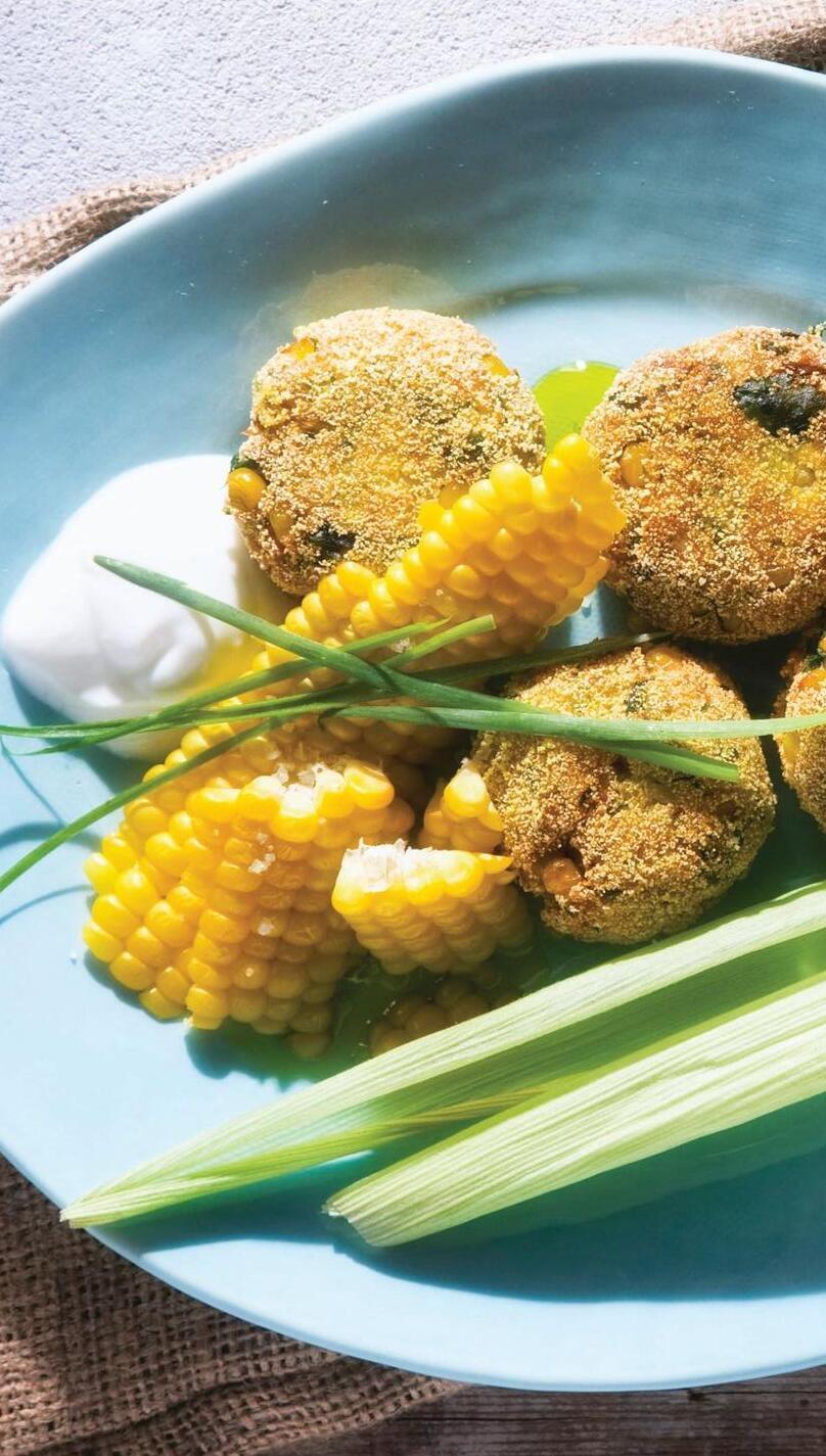 קציצות סלמון ותירס