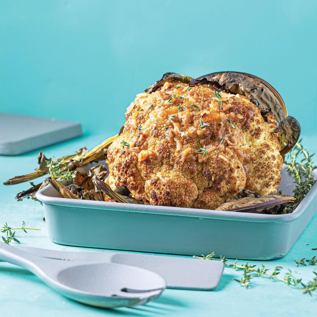 כרובית עטופה בבצל מטוגן