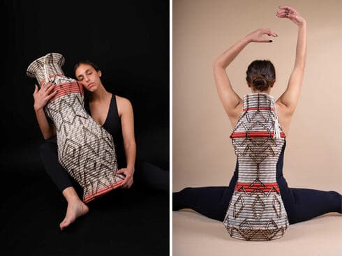 כדים דקורטיביים בעיצוב ניצן טביב. יש רק אחד מכל סוג