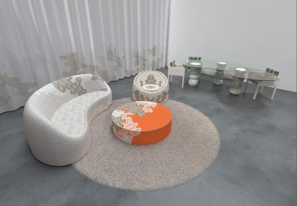 הדפסה ישירות על רהיטים בטכנולוגיה ישראלית (צילום באדיבות ניסו רהיטים) בר רוזנברג, משפעינית רשת שמעצבת את ביתה