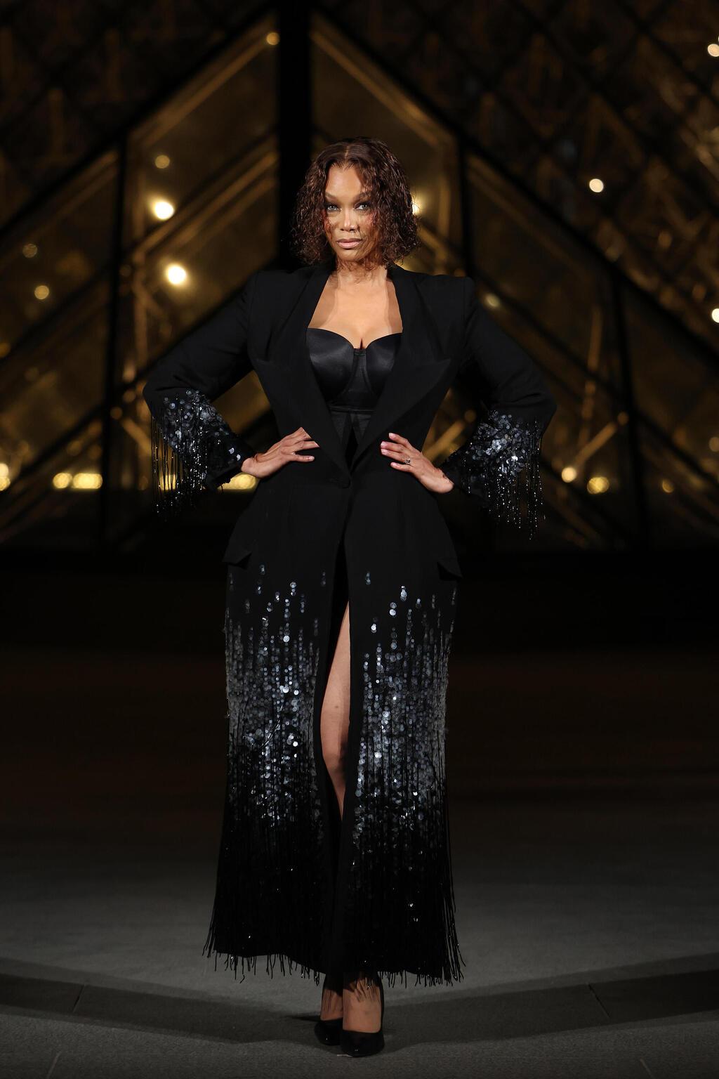 טיירה בנקס באירוע בלובר בשבוע האופנה בפריז, 2025