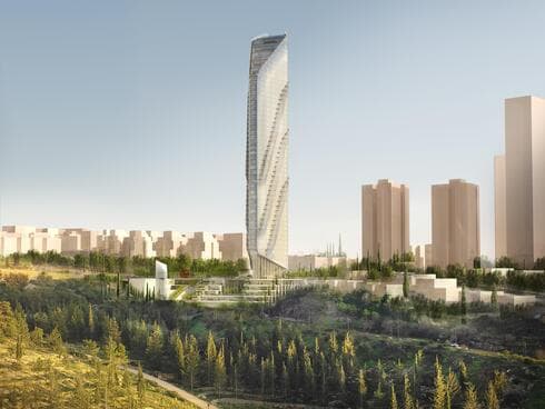 פרויקט מתחם אפשטיין המכונה "בורג' ח'ליפה" הירושלמי. 170 מטר, ובו 40 קומות שיכללו כ־240 יחידות דיור