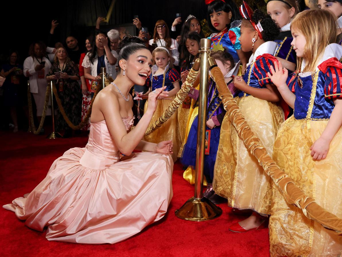 רייצ'ל זגלר בפרמיירה של "שלגיה" בלוס אנג'לס, 2025