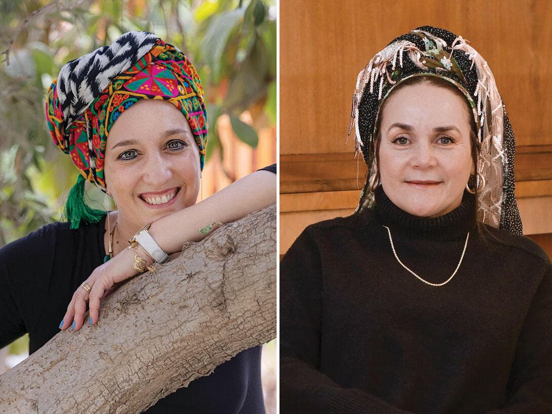מימין: אוסי אבן צור ואורית לוי