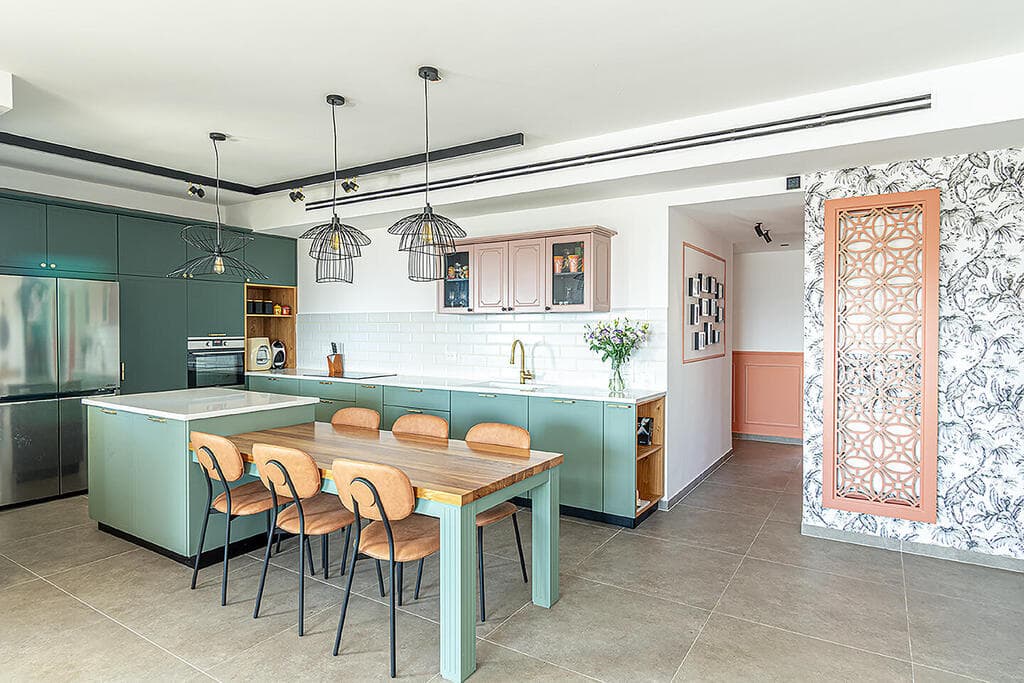 דירה צבעונית, עיצוב: איריס פלס-אזולאי