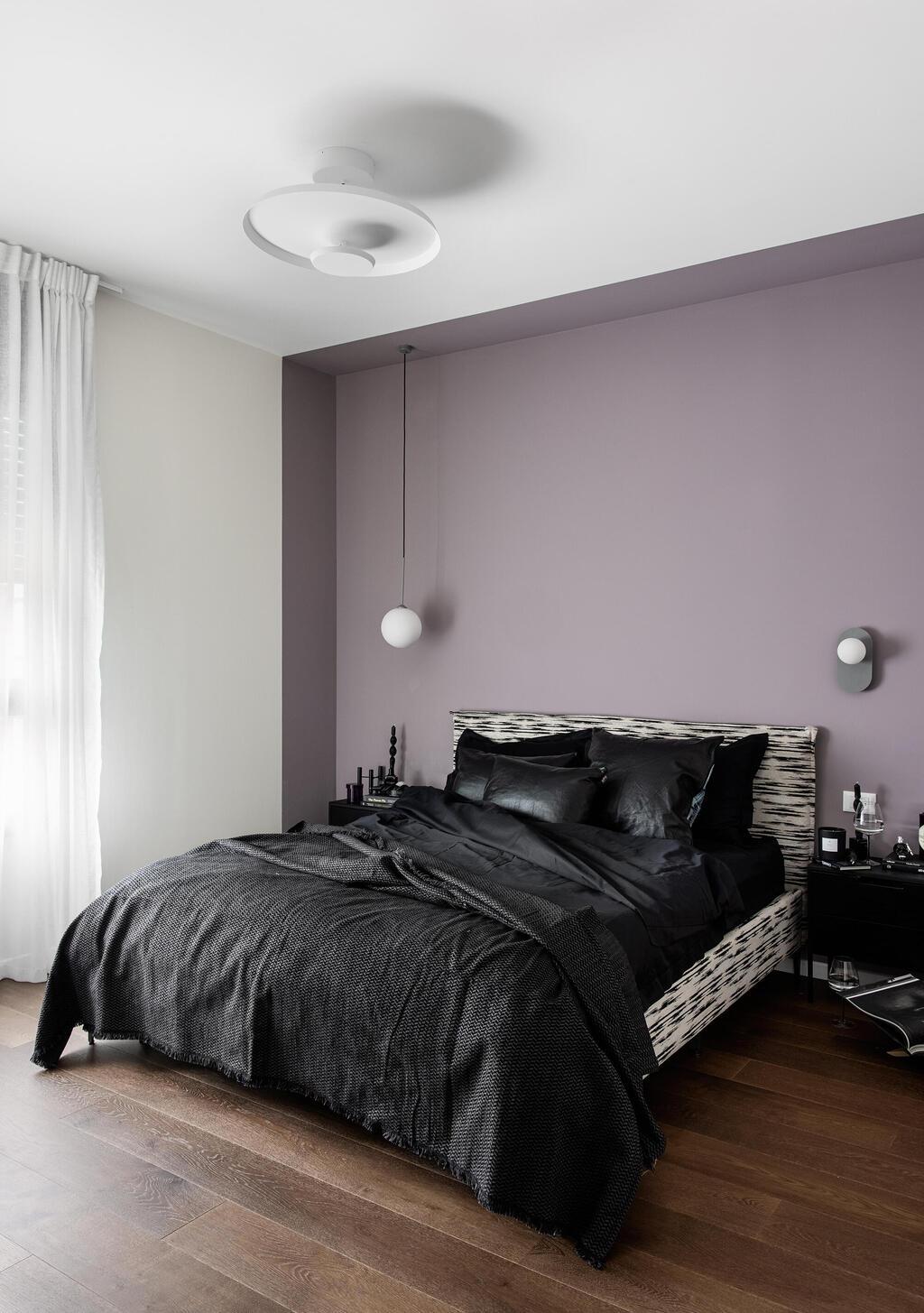 חדר השינה (צילום: איתי בנית) הדירה הנועזת בקומה 3, עיצוב: אפרת וינרב