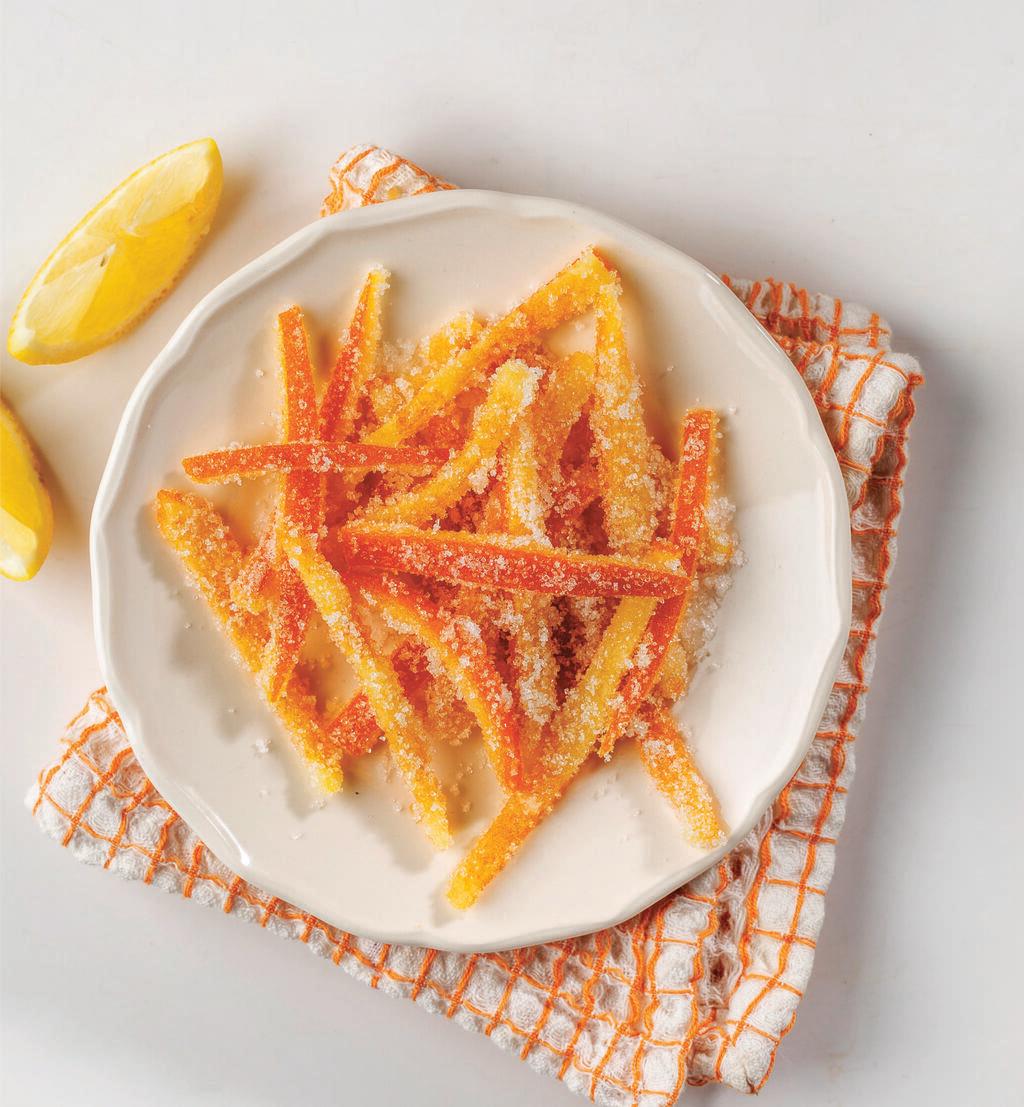 קליפות הדרים מסוכרות (צילום: בועז לביא, סגנון: נעה קנריק) קליפות הדרים מסוכרות