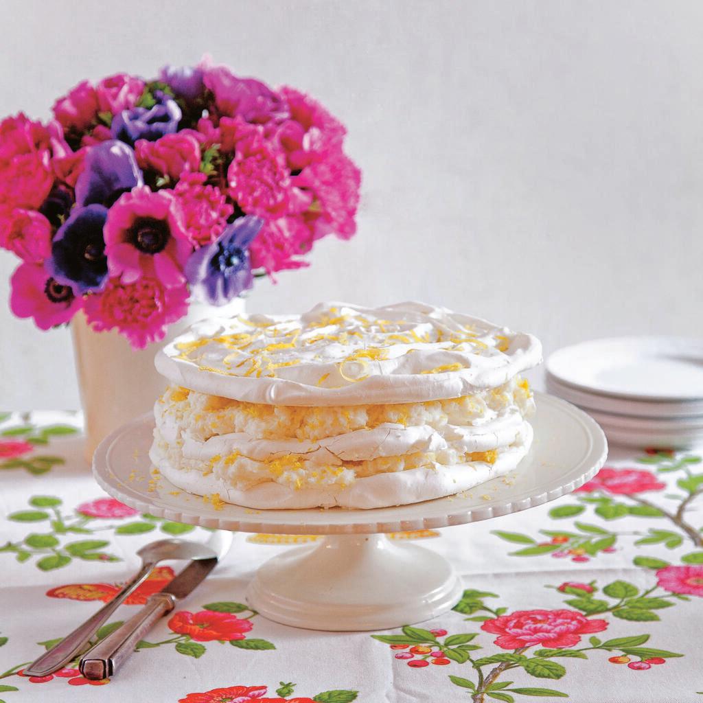 פבלובה עם קרם לימון