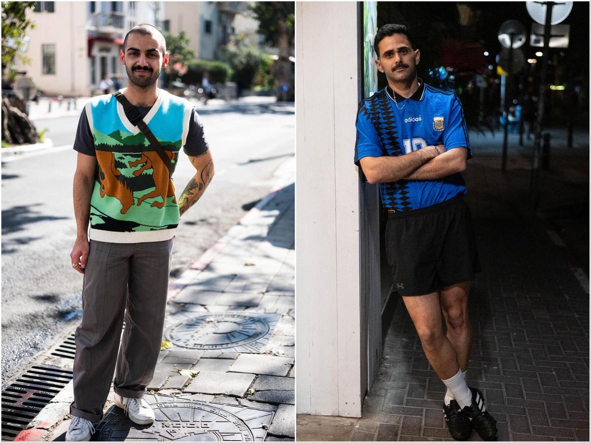 מימין: דור כהן, בעל משרד פרסום, בן 27, משוהם | זכר, בעל בית קפה בכרם התימנים, בן 24, מתל אביב