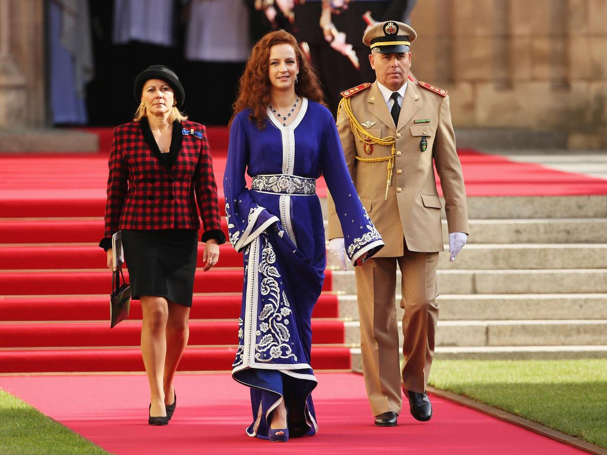 הנסיכה לאלה סלמא בחתונה מלכותית בלוקסמבורג, 2012