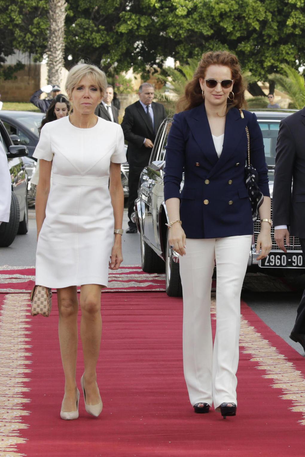 הנסיכה לאלה סלמא ובריז'יט מקרון, 2017