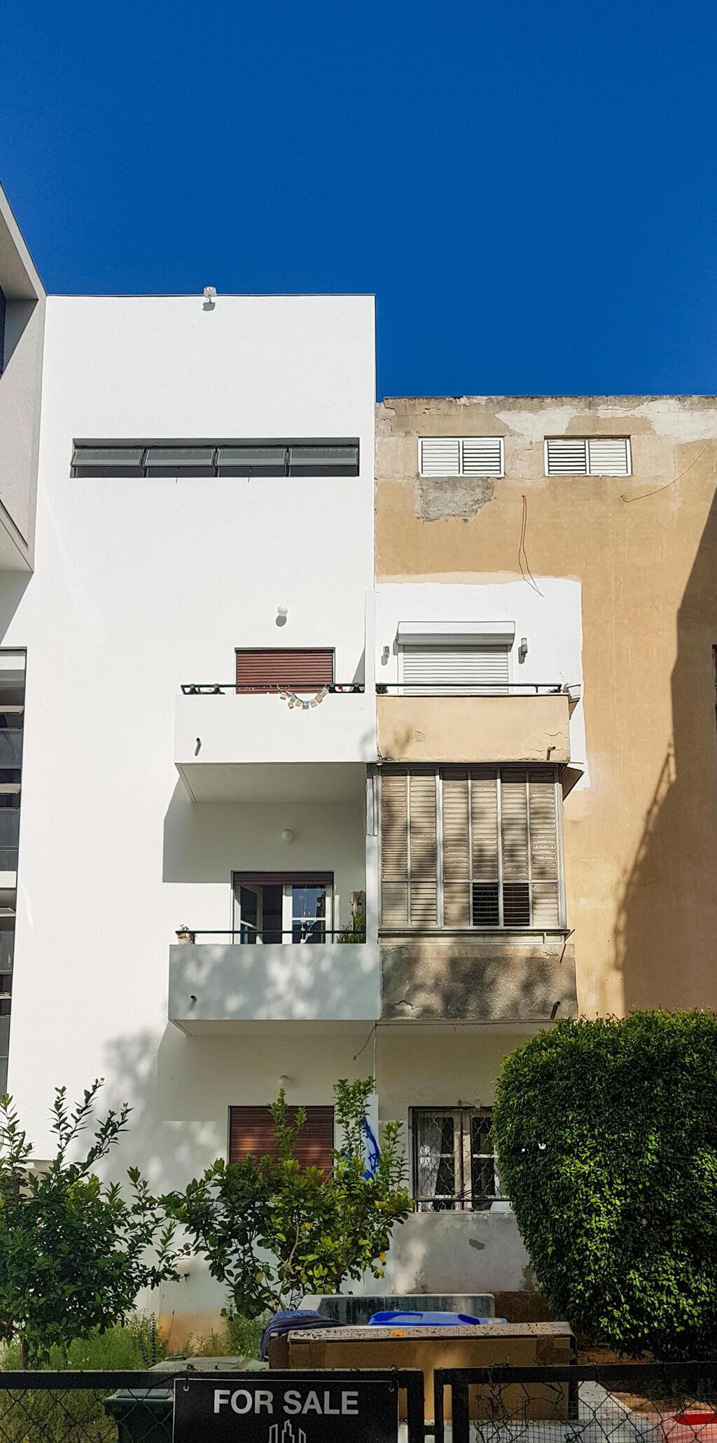 בניין באוהאוס ברחוב שלמה המלך, תל אביב (צילום: ירמי הופמן) שלמה המלך, תל אביב