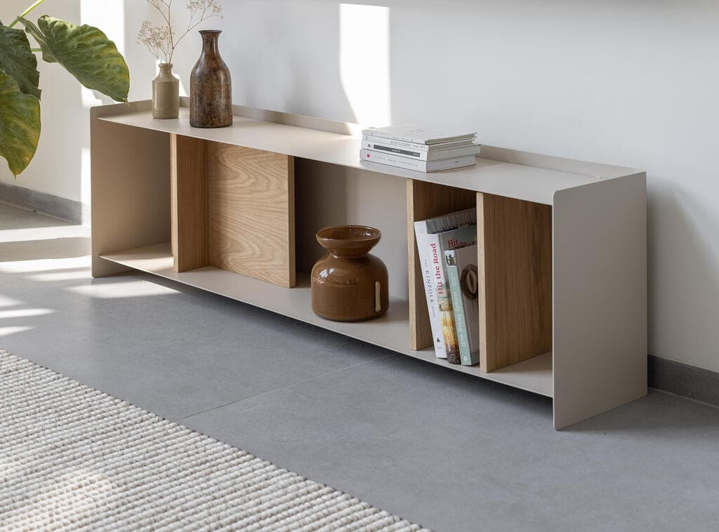 שידת FLOW מתכת ועץ, COLLECTIE