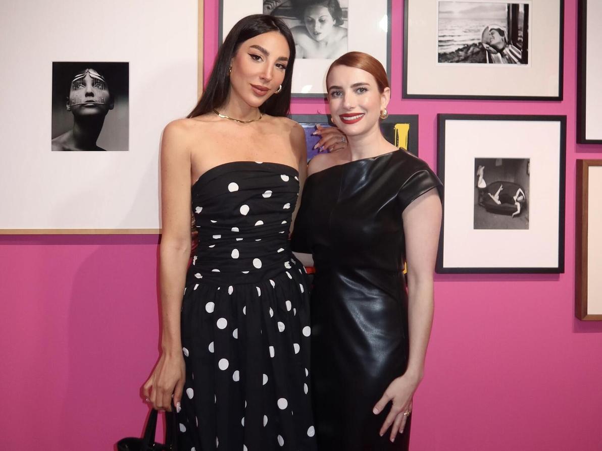 אמה רוברטס וטליה עובדיה. מפגש פסגה