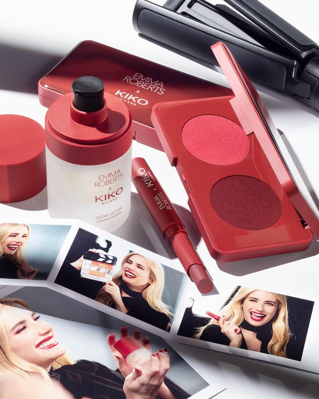 קולקציה בהשראתה של רוברטס. הרבה ניוד וליפסטיק אדום