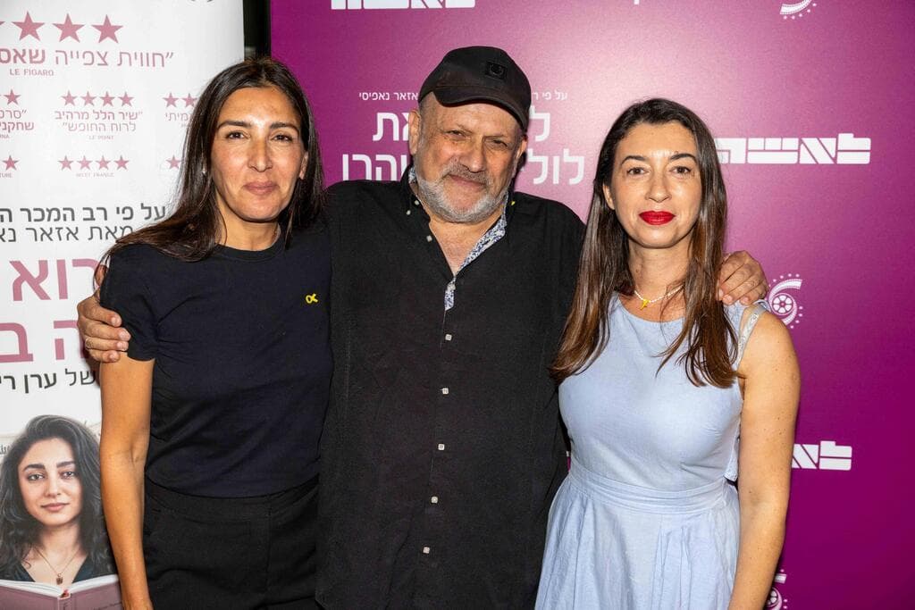 מימין: עורכת "לאשה" קרינה שטוטלנד, הבמאי ערן ריקליס ולירון אדרי, מנהלת ההפצה של סרטי יונייטד קינג (צילום: טל שחר) מימין: קרינה שטוטלנד, ערן ריקליס ולירון אדרי