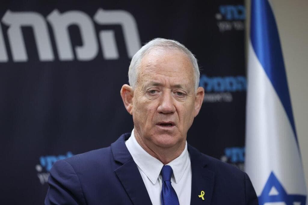 בני גנץ, יו"ר המחנה הממלכתי בישיבת סיעה