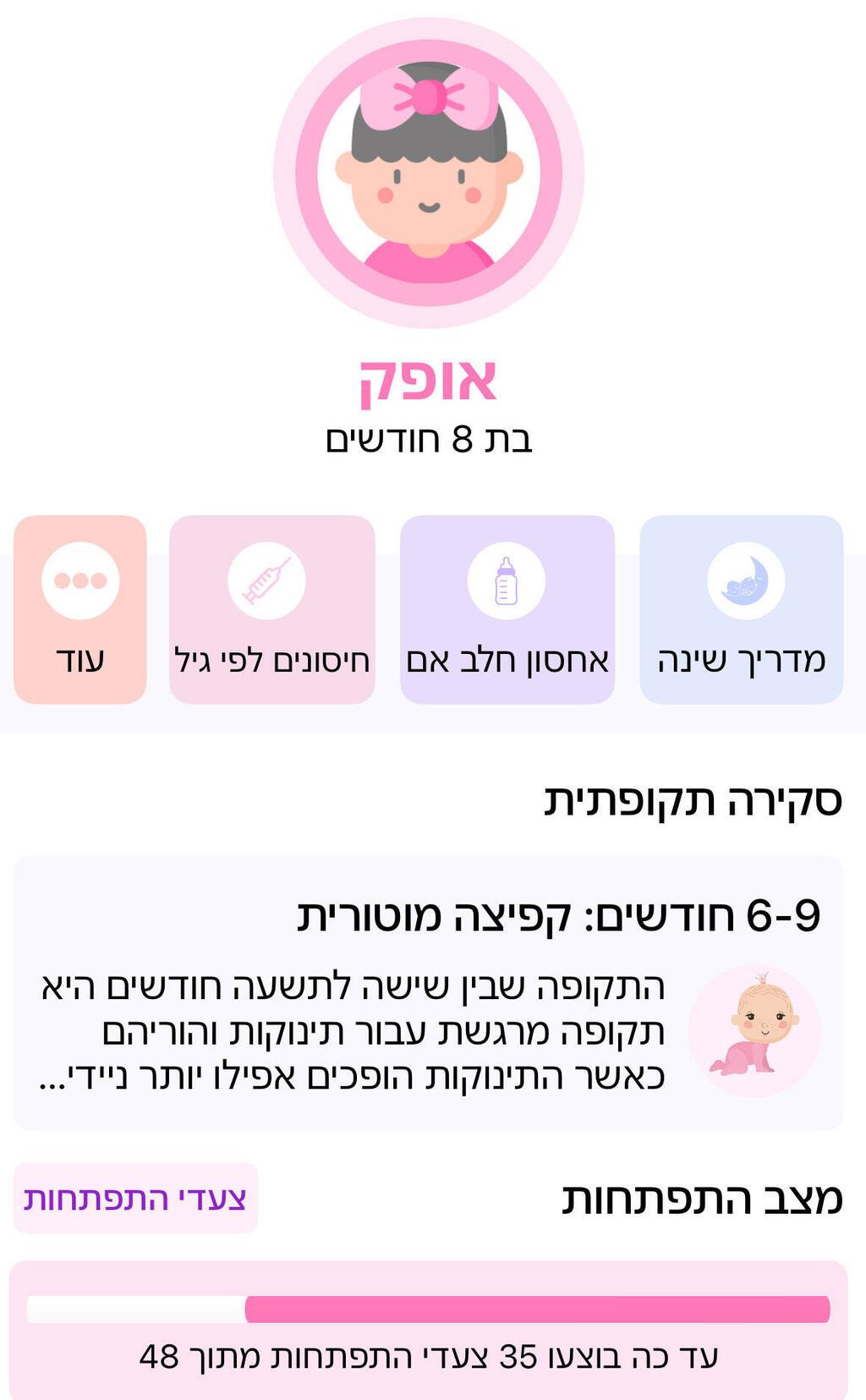 פורטי אפליקציה היריון ולידה