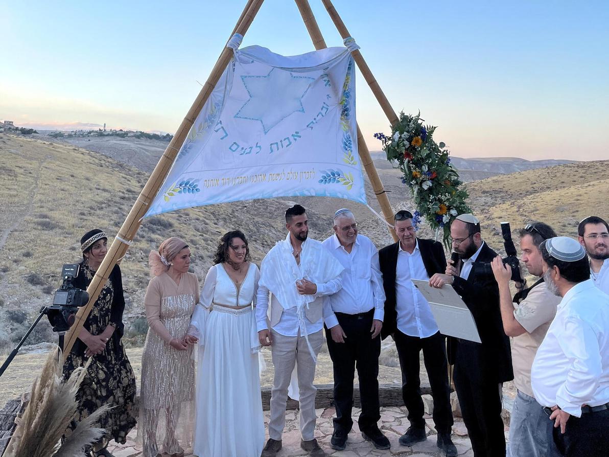 מרים וינון יעקב בחופה לזכר דוד אוחנה